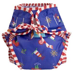Kushies beach babies reusable swimsuit diaper